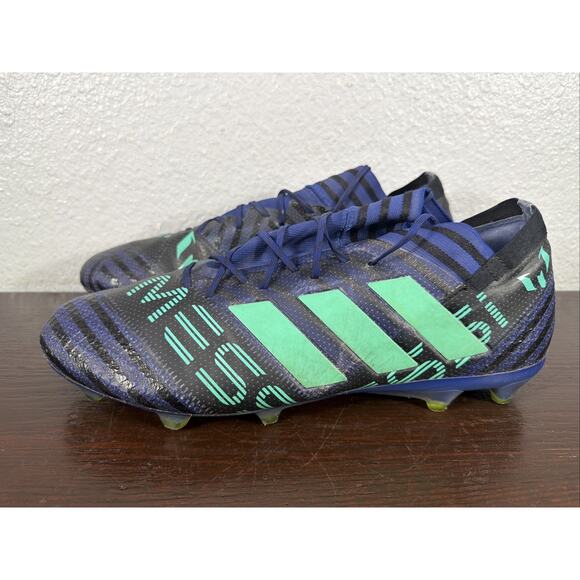 RARE Adidas Nemeziz 17.1 FG Messi Soccer Cleats Mens Size 11.5 CP9029 Blue main image 5